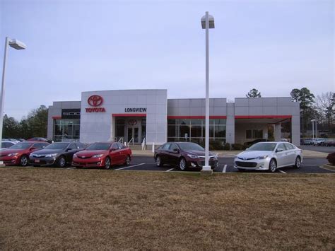 Toyota of longview longview tx - 3114 N Eastman Rd, Longview, TX 75605. Call Us 903-758-4135. Sales: 8:30 AM - 7:00 PM. Service: 7:30 AM - 6:00 PM. Parts: 7:30 AM - 6:00 PM. View more store details. Directions. See Inventory. Contact Us. New; Used; ... Patterson Nissan of Longview goes beyond new and certified pre-owned Nissans. Our dealership offers popular models of …